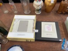 BELLEEK LIVING PICTURE FRAME & DONEGAL GOLDEN WEDDING FRAME