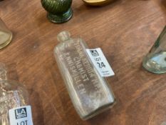 VINTAGE FRANK KERRIN M.P. CHEMIST ENNISKILLEN GLASS BOTTLE