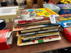 STACK OF VINTAGE BOOKS & ANNUALS