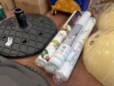5X ASSORTED ROLLS OF WALLPAPER (NEW)
