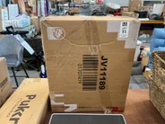 8-BOTTLE COUNTERTOP WINE RACK W/ STORAGE (NEW)