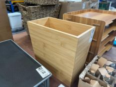 BAMBOO WASTE BASKET (NEW)