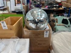 20CM MIRROR DISCO BALL (NEW)
