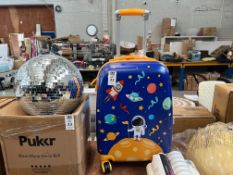 SPACE ASTRONAUT 4-WHEEL SUITCASE (NEW)