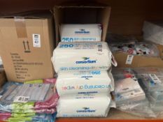 12X PACKS OF CONSORTIUM SKIN CLEANSING DRY WIPES (NEW)