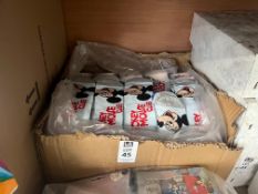 LARGE BOX OF 3PC DISNEY 100 MICKEY SOCKS - ASSORTED SIZES (NEW)