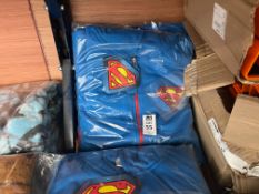 2X SUPERMAN FLEECE ONESIES - SIZES UNKNOWN (NEW)