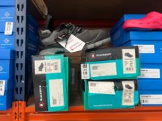 3X PAIRS OF BLACKROCK CARSON STEEL TOE SAFETY TRAINERS - UK 12 (NEW)