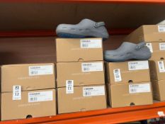 3X PAIRS OF WEARER TECH PROTECT 5300 GREY STEEL TOE SAFETY CLOGS - UK 6 (NEW)