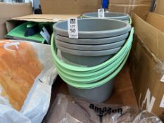 4X CHARLES BENTLEY 12L PLASTIC BUCKET (NEW)