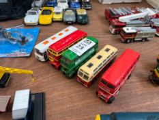 5X ASSORTED E.F.E MODEL BUSES
