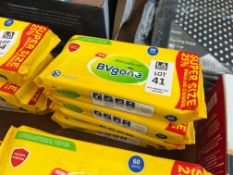4X PACKS OF BVGONE MULTI SURFACE WIPES (NEW)
