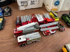 14X ASSORTED OXFORD FIRE ENGINE MODELS