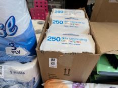12X PACKS OF CONSORTIUM SKIN CLEANSING DRY WIPES (NEW)