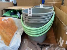 4X CHARLES BENTLEY 12L PLASTIC BUCKET (NEW)
