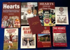 Heart of Midlothian FC, a collection of 9 books including 'The Story of The Hearts 1874-1924' by