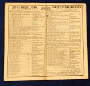 Royal Ascot, 1846, Racecard from the Third Day of the Royal Meeting held on 11 June 1846, large size