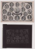 Football postcard, Watford FC, 1908/09, printed card showing circular player portraits inset sold