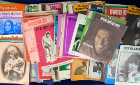 Entertainment, Sheet Music, 300+ items of sheet music dating from the 1940s to the 1990s. All