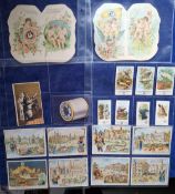 Trade cards, Singer Sewing Machine 25 cards from various issues, American Song Birds (9 cards, G