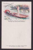 Tobacco advertising, F. & J. Smith, advertising postcard for Smith's Luxury Mixture with