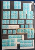 Stamps, GB QEII fine used collection of Machins ½p- 97p with most values represented, singles-