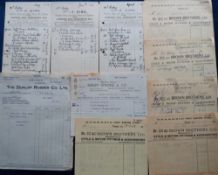 Ephemera, Aviation, a collection of approx. 35 various invoices, letters and envelopes addressed