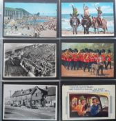 Postcards, a mixed collection of approx. 270 cards in modern album inc. a few topographical with