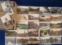 Postcards, a mixed selection of over 500 cards, mainly UK and foreign topographical with good Malta,