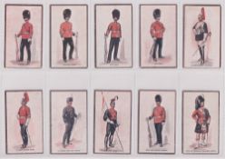 Cigarette cards, Hill's, Types of the British Army (Verbena) (set, 20 cards) (gen. gd)