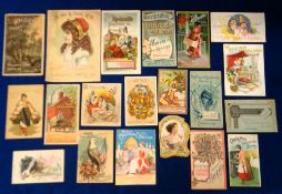 Trade booklets, USA, a collection of 20 early miniature advertising booklets & fold-out leaflets,