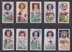 Cigarette cards, Pattreiouex, Celebrities in Sport (set 50 cards) including Bobby Jones (gd/vg),