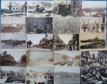 Postcards, a mixed mainly UK topographical selection of approx. 39 cards, with RPs of Bristol