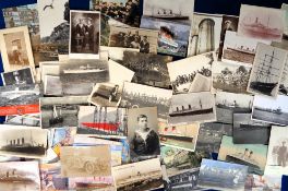 Postcards, Transport, a mixed transport collection of approx. 113 cards with strength in merchant