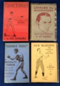 Boxing books, four books all by Nat Fleisher 'Gene Tunney, The Enigma of The Ring' 1931, 'Leonard