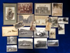 Photographs, a large selection of photographs dating from the late 19th to the early 20thC to