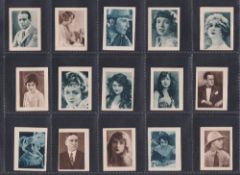 Trade cards, Spain, Mi Papel (Cigarette papers), Cinema Celebrities, 'Serie D', 'K' size, part