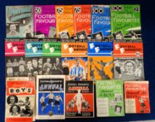 Football magazines, Football Favourites, a selection of magazines, Portraits and Action Studies, nos