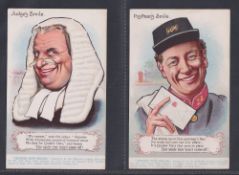 Trade cards, Quaker Oats Smiling series (postcard issue) 10/15 (missing Canyon, Danger in