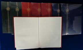 Accessories, box of 8 Compass stockbooks, 7 still in celophane. (8)