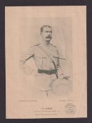 Cigarette card, Player's Cabinet Size Picture type card, no 3 The Sirdar Lord Kitchener. Grey