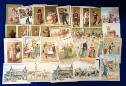 Trade cards, France, Belle Jardiniere, a collection of 100+ 'L' & 'XL' size cards from many