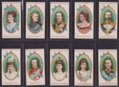 Cigarette cards, Gallaher Royalty Series (set 50 cards) (gd)
