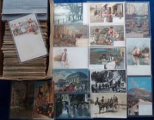 Postcards, Foreign, a collection of approx. 600 cards, mainly good France and Italy, and also USA.
