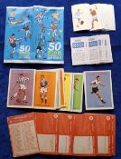 Trade cards, two sets A&BC Gum Footballers 'Quiz' 1959 1-49 (fair / some near gd), Fleetway Star