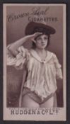 Cigarette card, Hudden's, Beauties, Crown Seal, type card, Ref H221, picture no 8 (gd) (1)