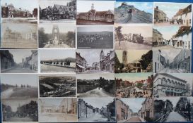 Postcards, a mixed UK topographical collection of approx. 78 cards, mostly good printed street