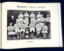 The People's Sporting Gallery, a bound volume of 22 large b/w photographic teamgroups 1894-1895 inc.