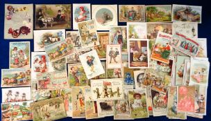 Trade cards, USA, a collection of 100+ sewing related advertising cards, mostly early 1900's, many