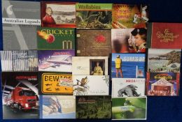 Stamps, Australian prestige booklets complete with stamps, 2000-2003 (21)